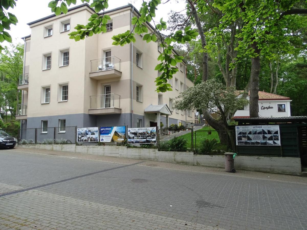 Jastrzębia Góra Nowa Fregata - Pokoje Nad Morzem מראה חיצוני תמונה
